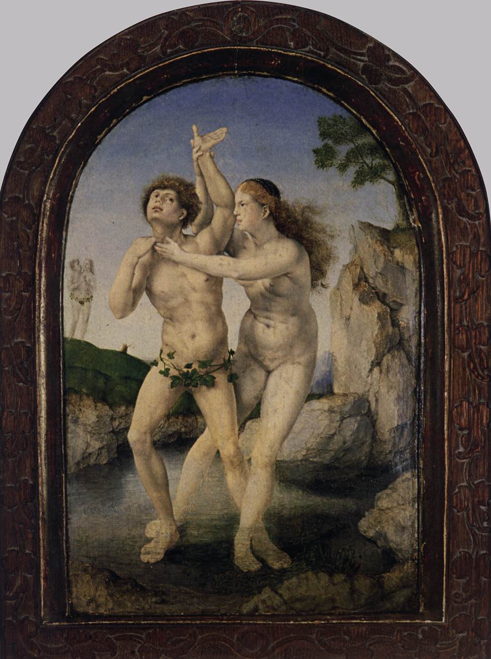 Hermaphroditus and Salmacis by GOSSART, Jan