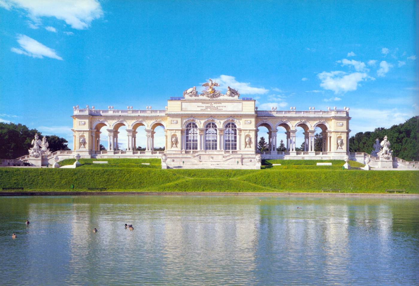 View of the Gloriette by HETZENDORF, Johann Ferdinand