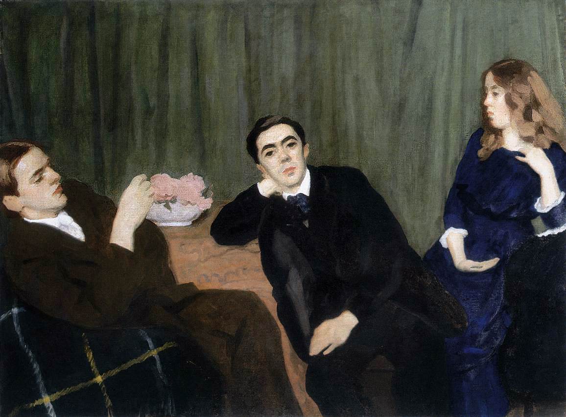 Triple Portrait (Sister and Brothers) by FERENCZY, Károly