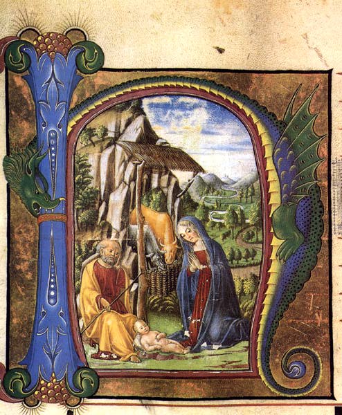 Nativity (in an Antiphonary) by FRANCESCO DI GIORGIO MARTINI