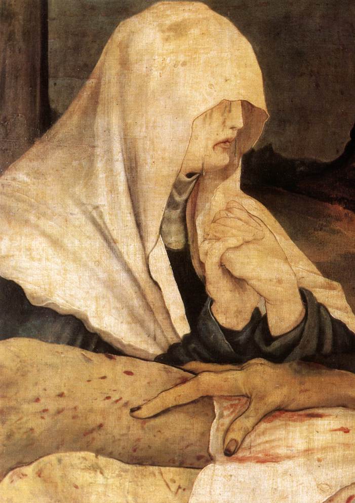 The Lamentation (detail) by GRÜNEWALD, Matthias