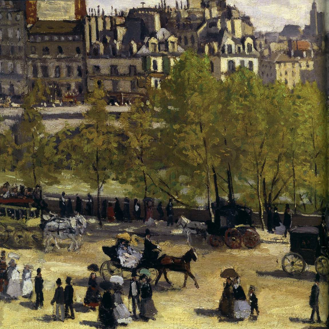 Quai du Louvre, Paris (detail) by