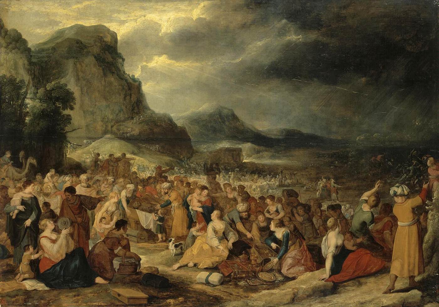 The Israelites after Crossing the Red Sea by JORDAENS, Hans III