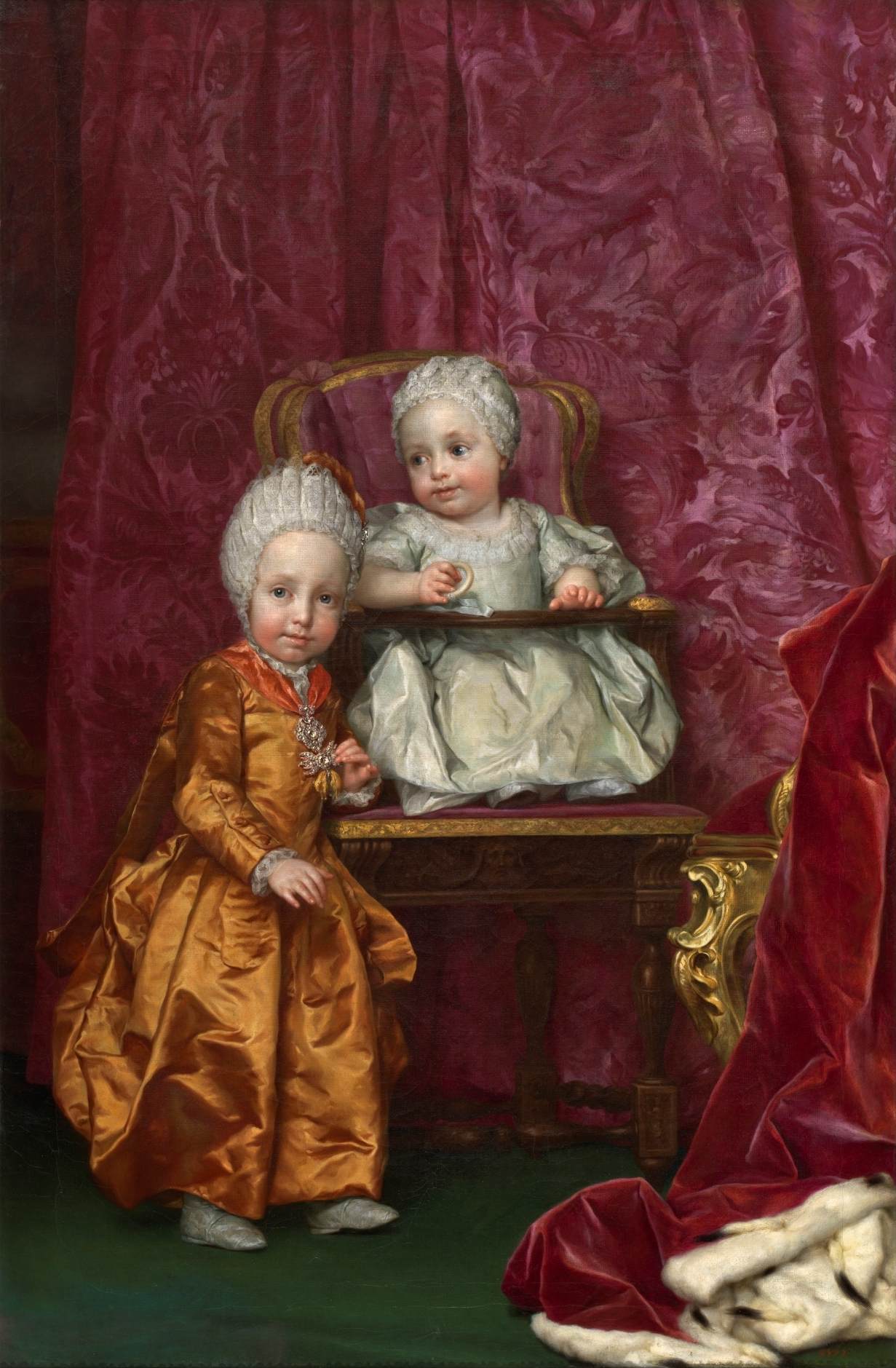 Archduke Ferdinand and Archduchess Maria Anna of Austria by MENGS, Anton Raphael