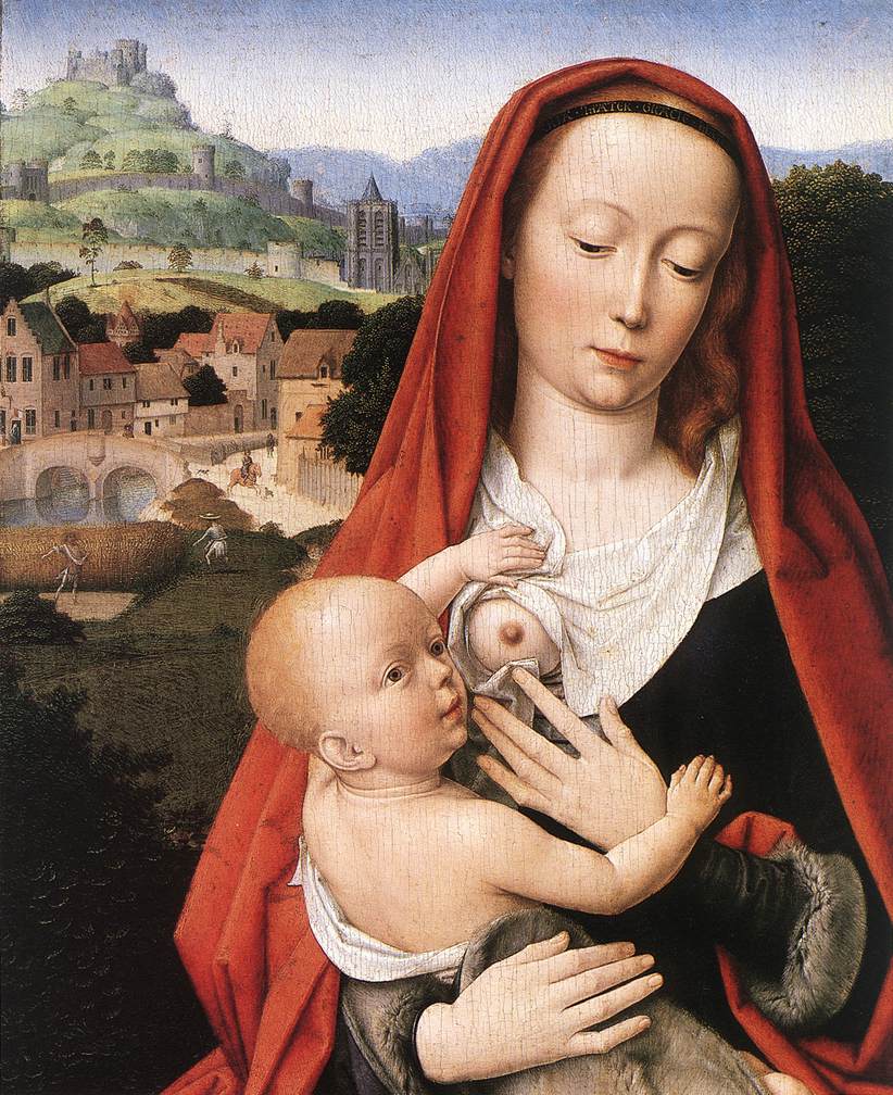 Mary and Child (detail) by