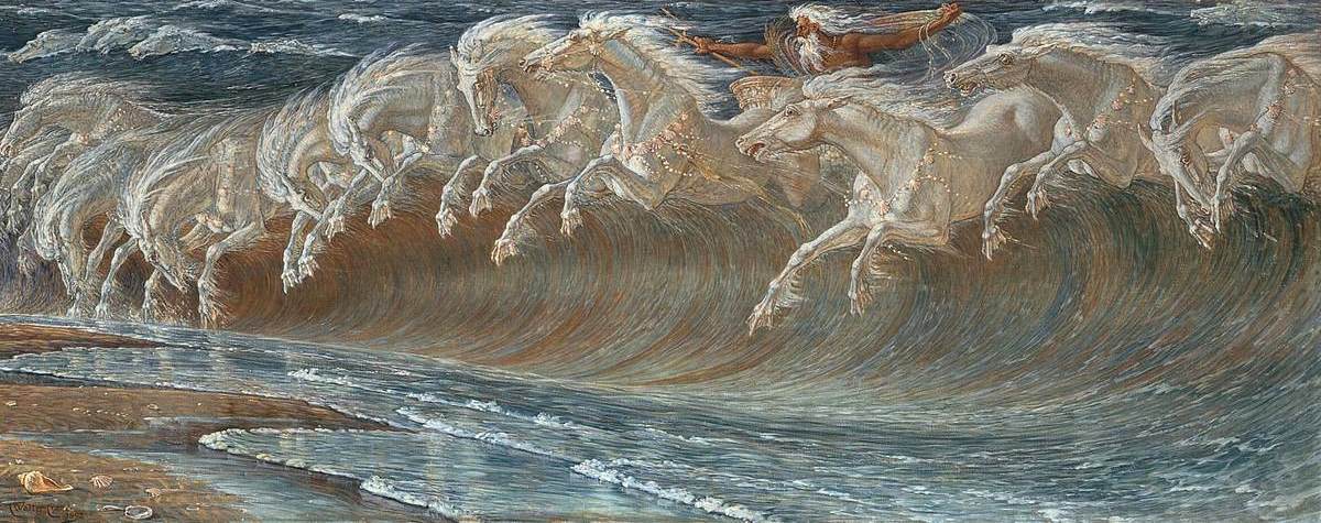 Neptune's Horses by CRANE, Walter