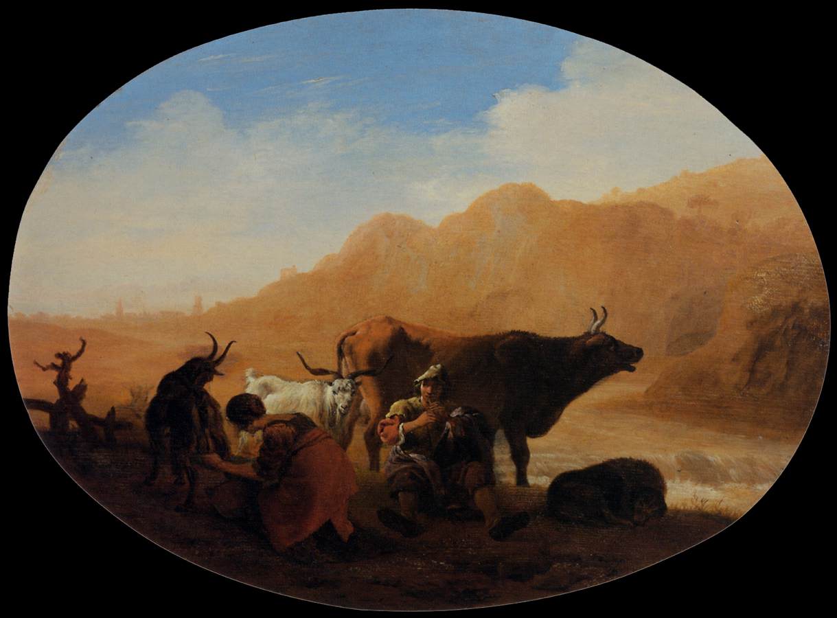 The Herdsmen by LAER, Pieter van