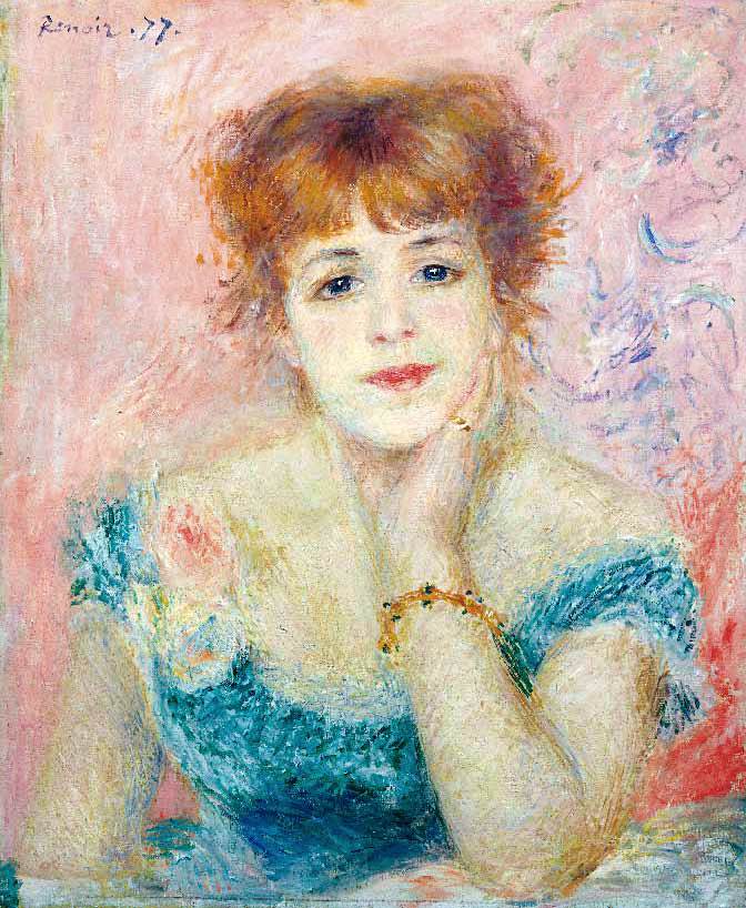 Portrait of Jeanne Samary (La Reverie) by WIMAR, Carl