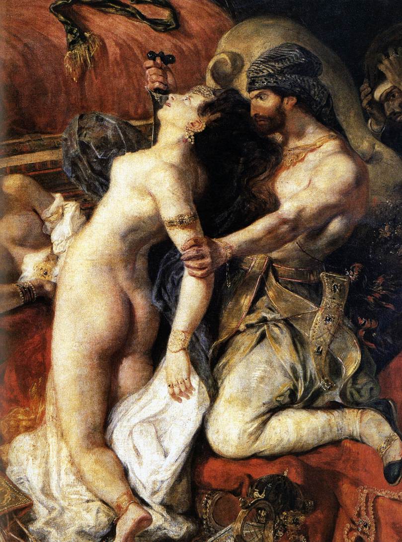 The Death of Sardanapalus (detail) by