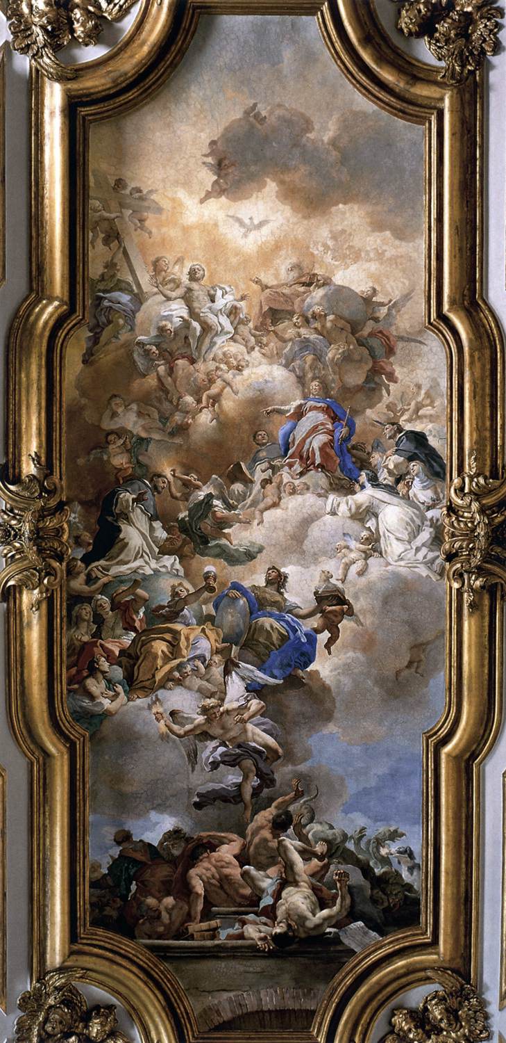 Ceiling painting by SOLIMENA, Francesco