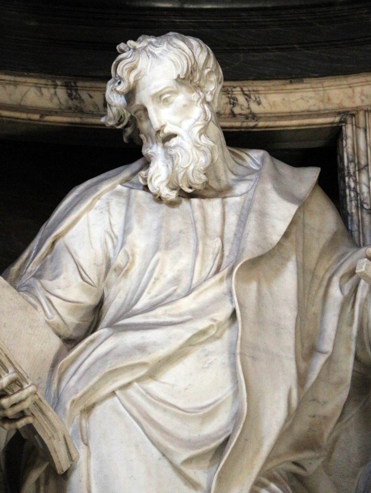 St Simon (detail) by MORATTI, Francesco