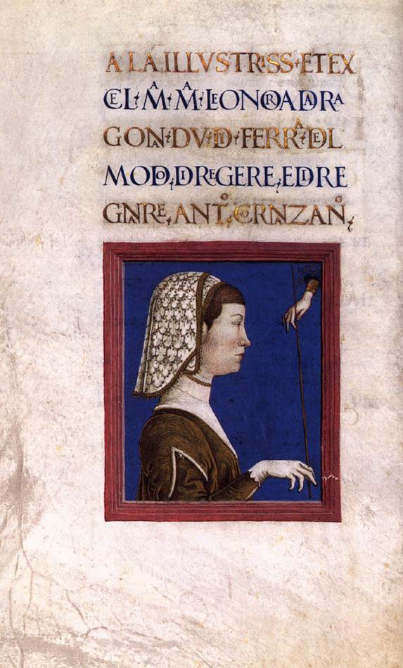 Eleonora of Aragon by TURA, Cosmè