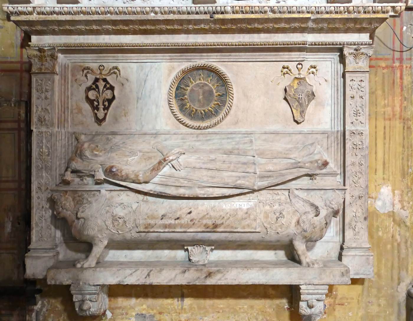 Funeral Monument to Francesco Tornabuoni by MINO DA FIESOLE