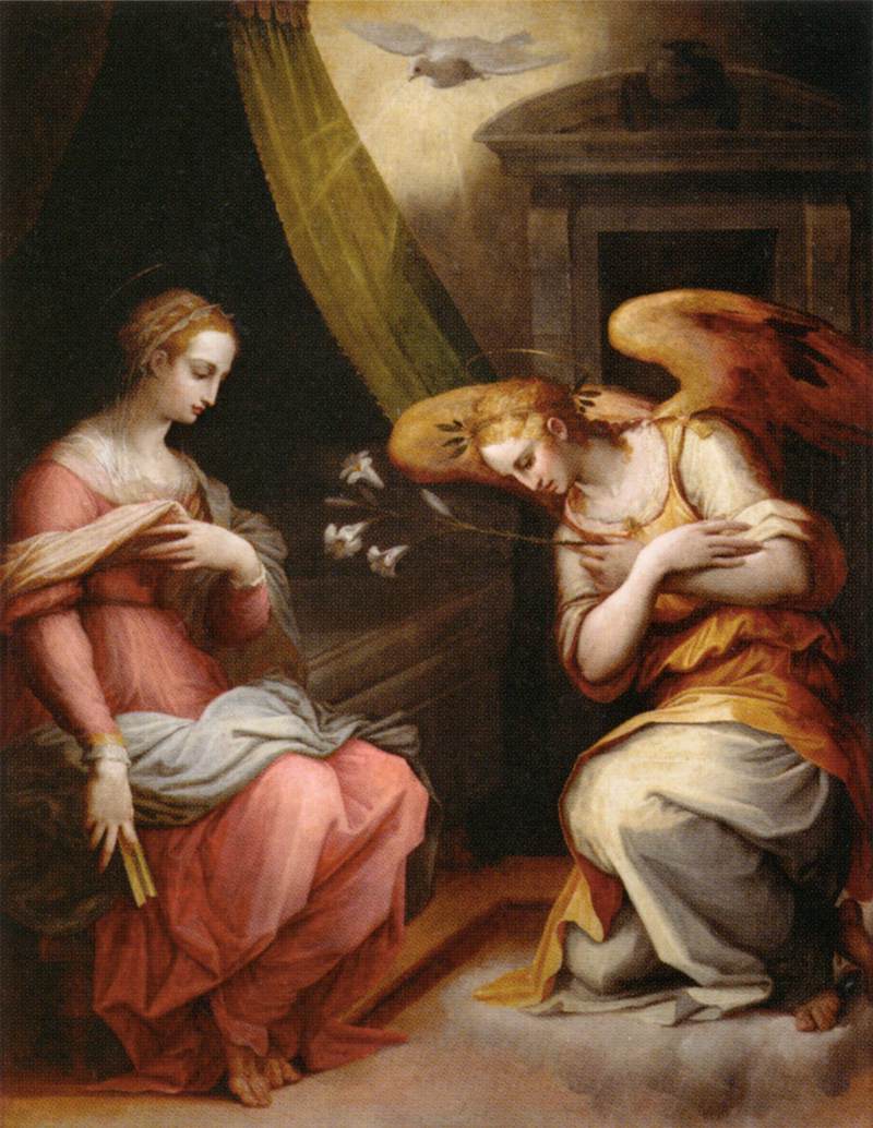 Annunciation by VASARI, Giorgio