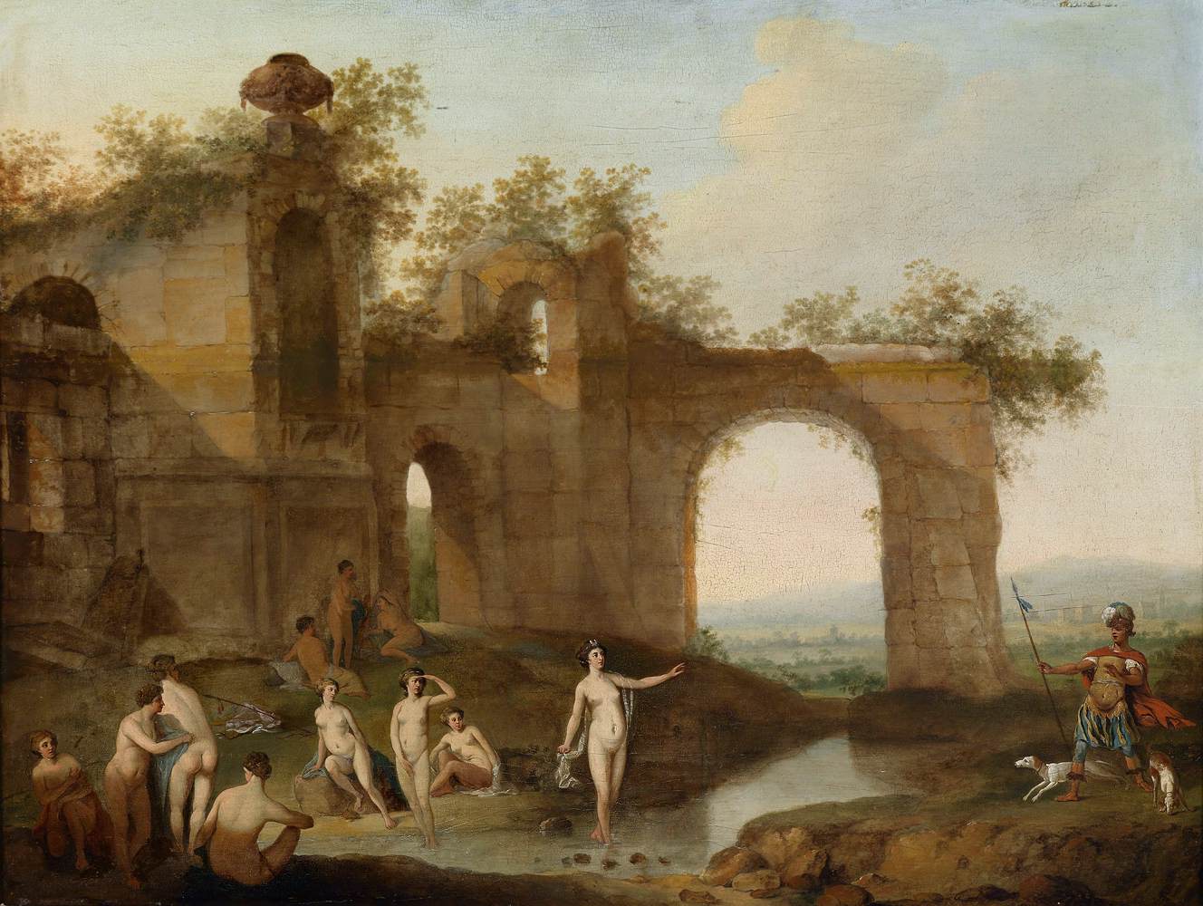 Landscape with Diana and Actaeon by LISSE, Dirck van der