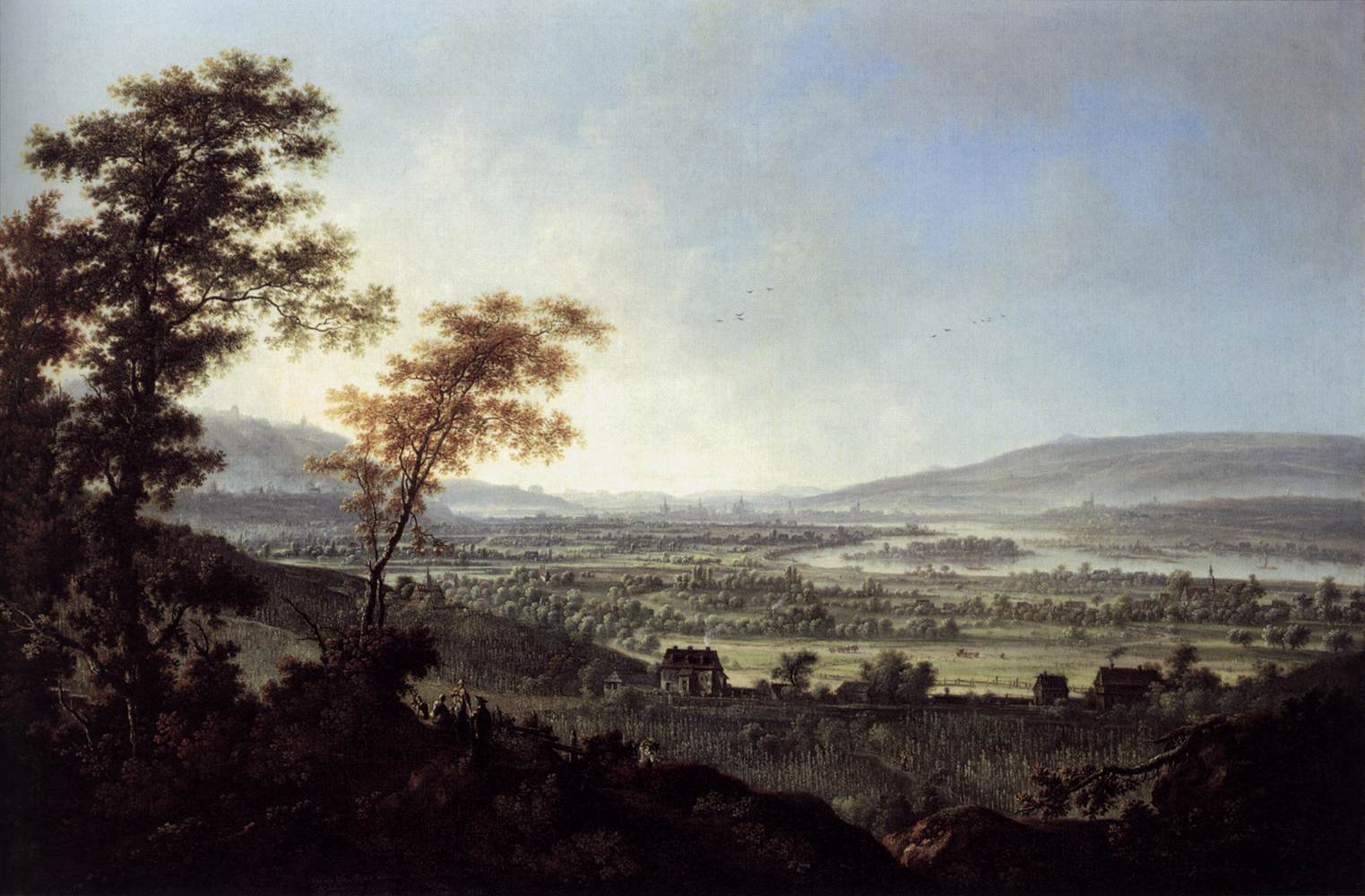 View of Dresden from the Loessnitz Heights by THIELE, Johann Alexander