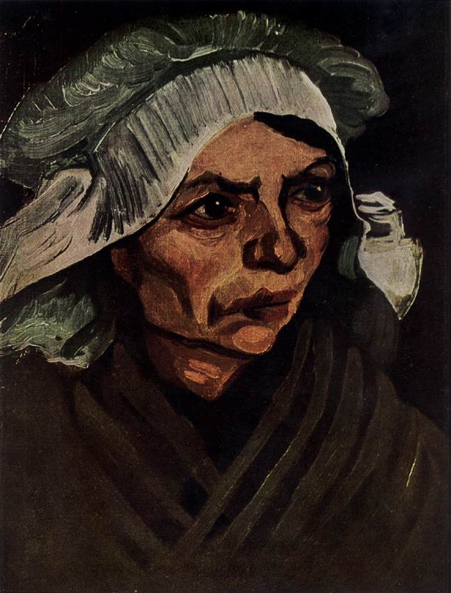 Head of a Peasant Woman with a White Cap by