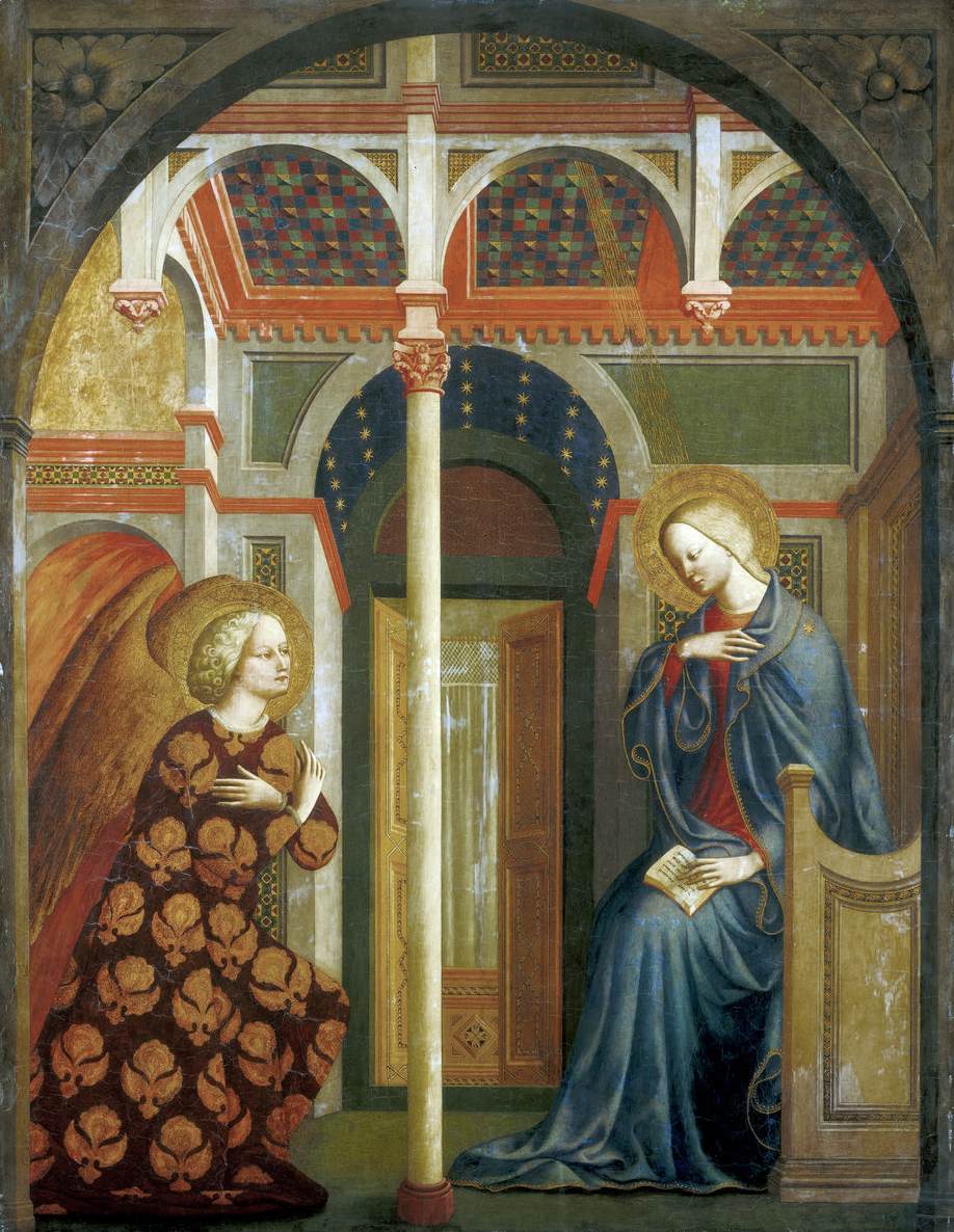 The Annunciation by MASOLINO da Panicale