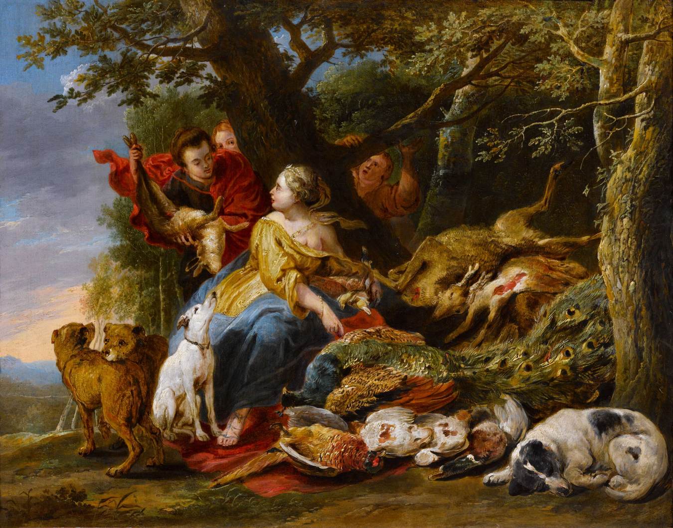 Diana and her Nymphs Resting after the Hunt by