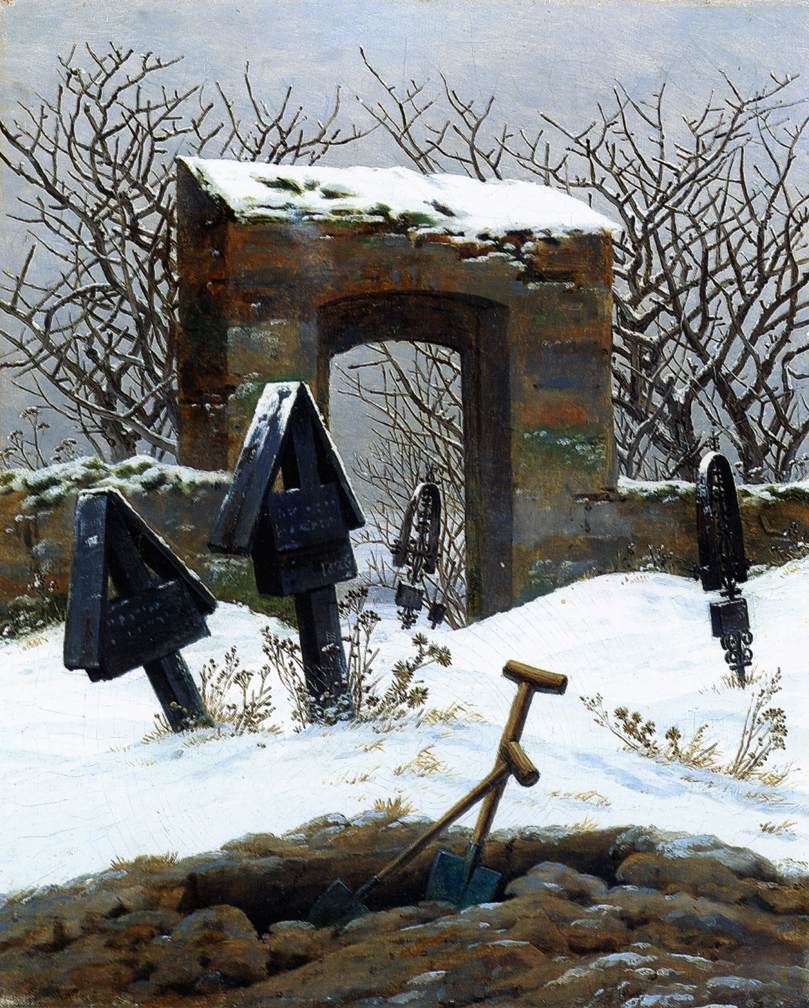 Graveyard under Snow by