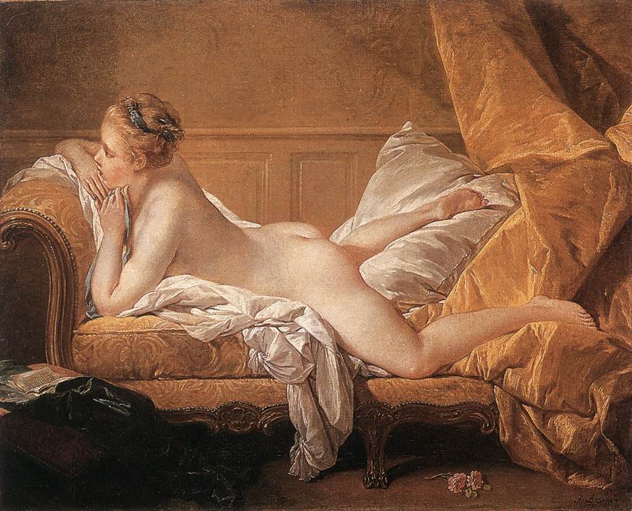 Girl Reclining (Louise O'Murphy) by