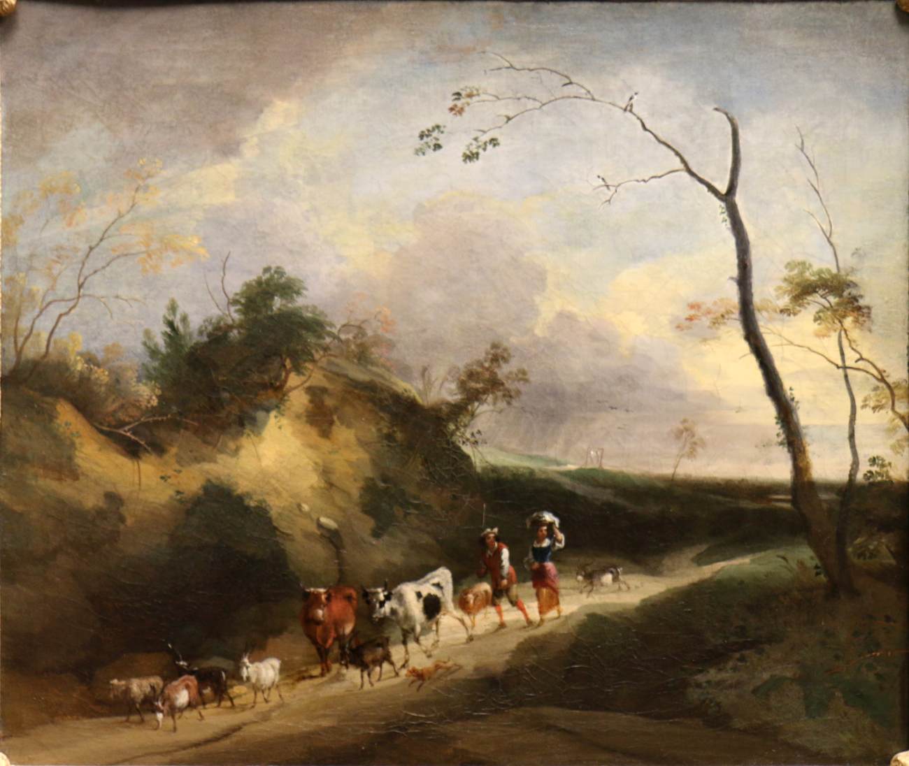 Landscape with Figures and Animals by