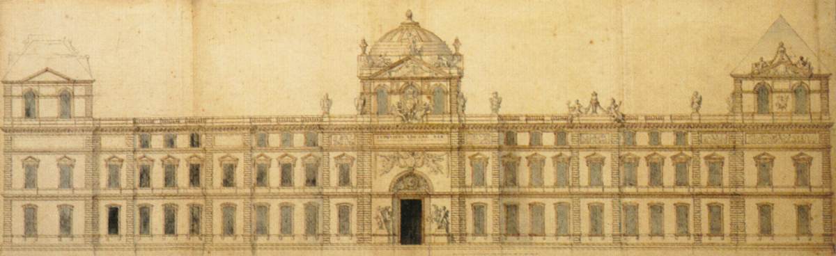 Proposal for the Eastern Façade of the Louvre by LE BRUN, Charles