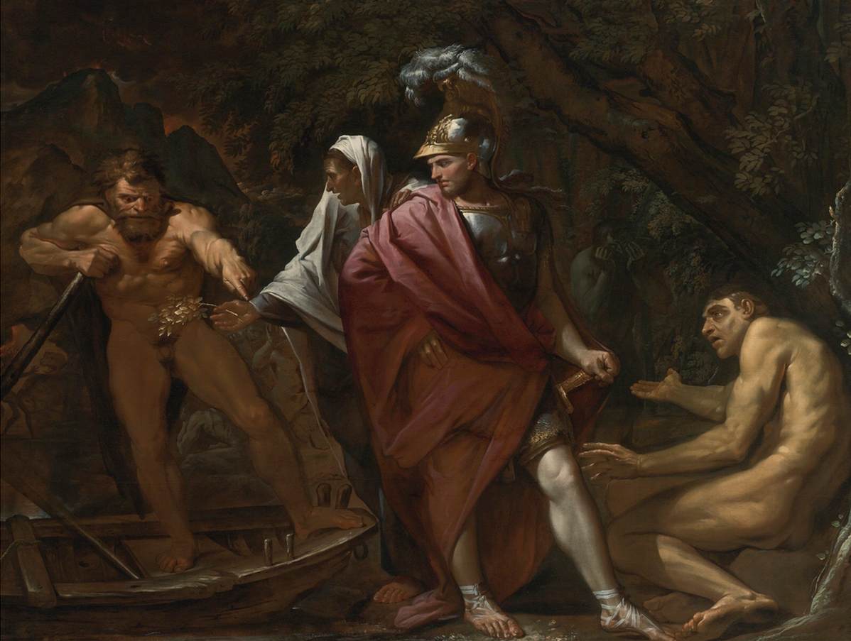 Aeneas on the Bank of the River Styx by