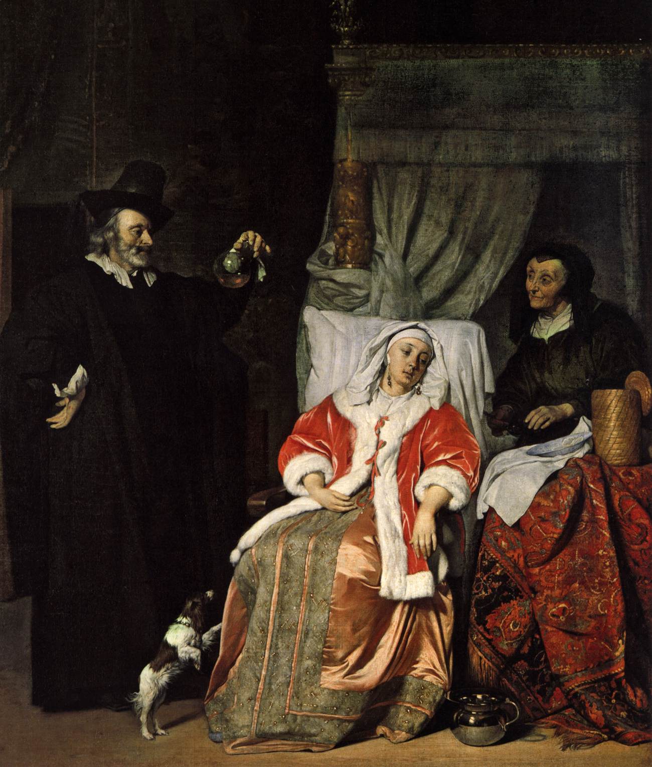 Visit of the Physician by METSU, Gabriel