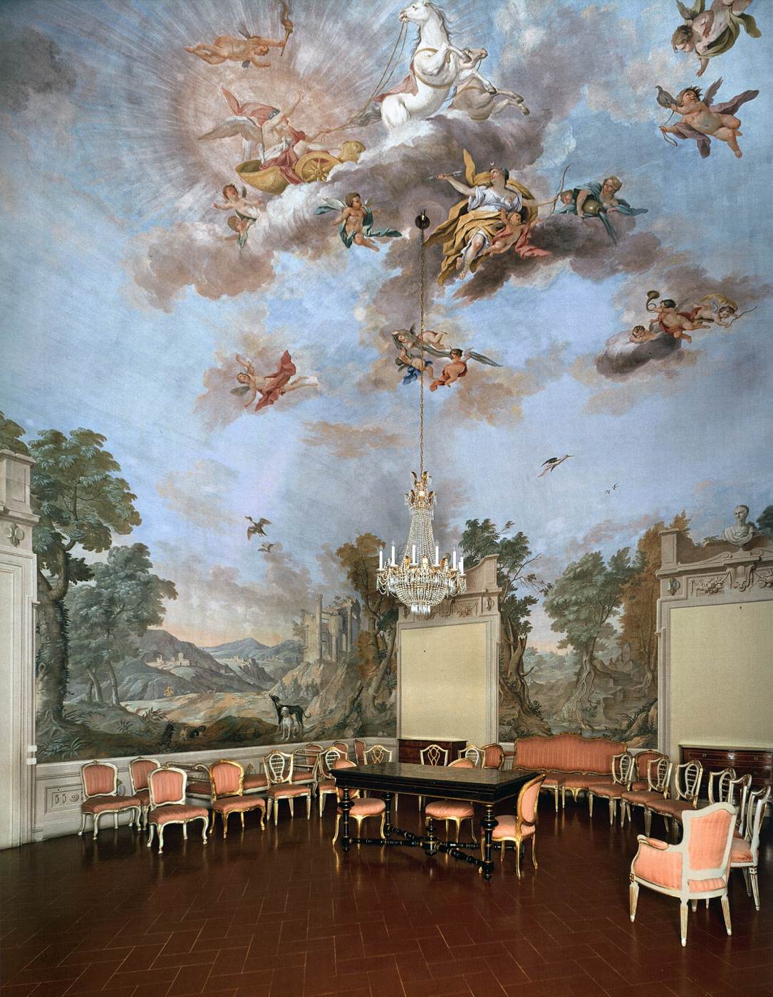 View of the Sala di Diana by