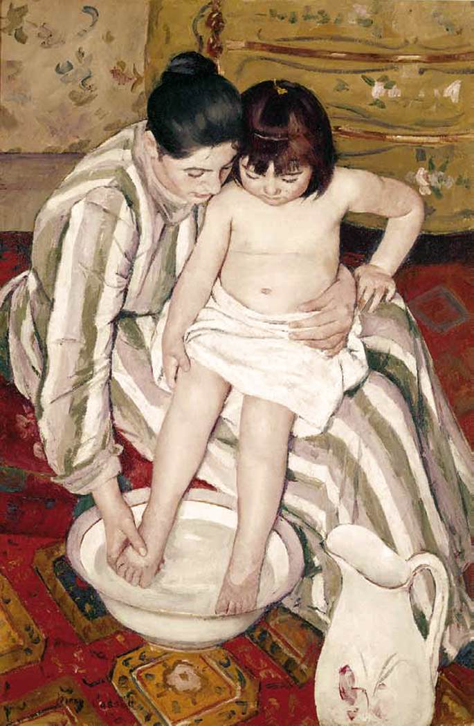 The Bath by CASSATT, Mary