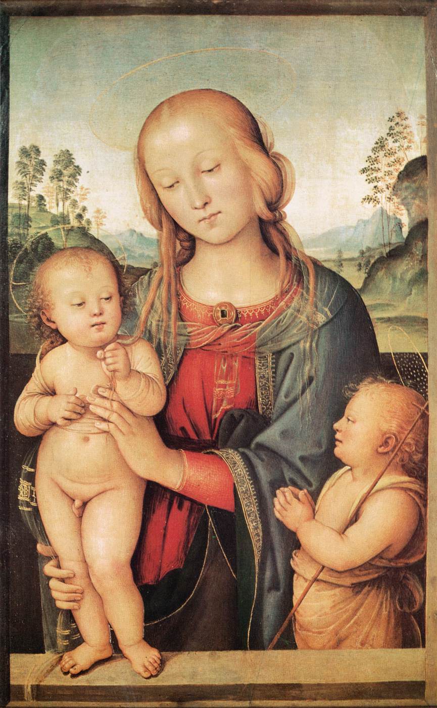 Madonna with Child and the Infant St John by