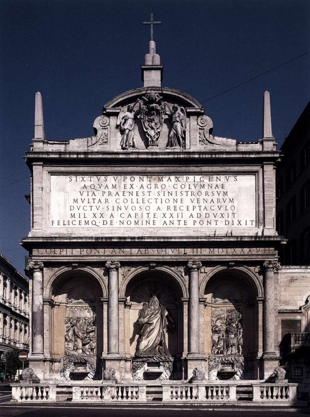 Fontana dell'Acqua Felice (Moses Fountain) by FONTANA, Domenico