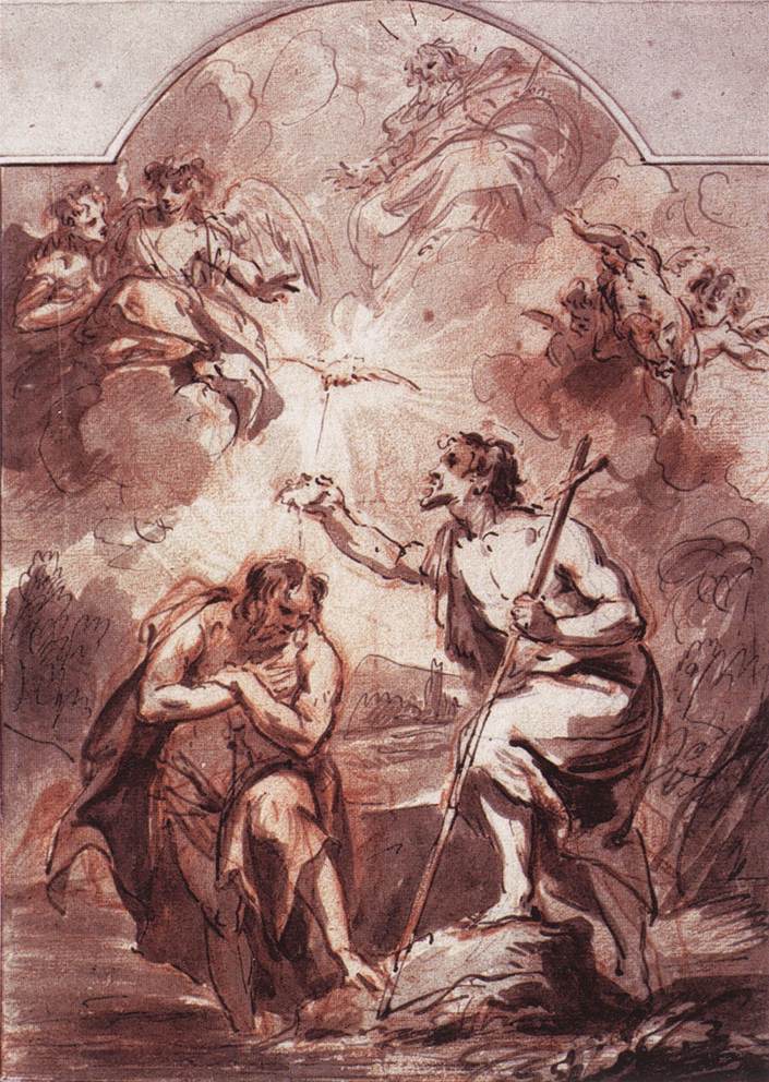 Baptism of Christ in the Jordan by WIT, Jacob de