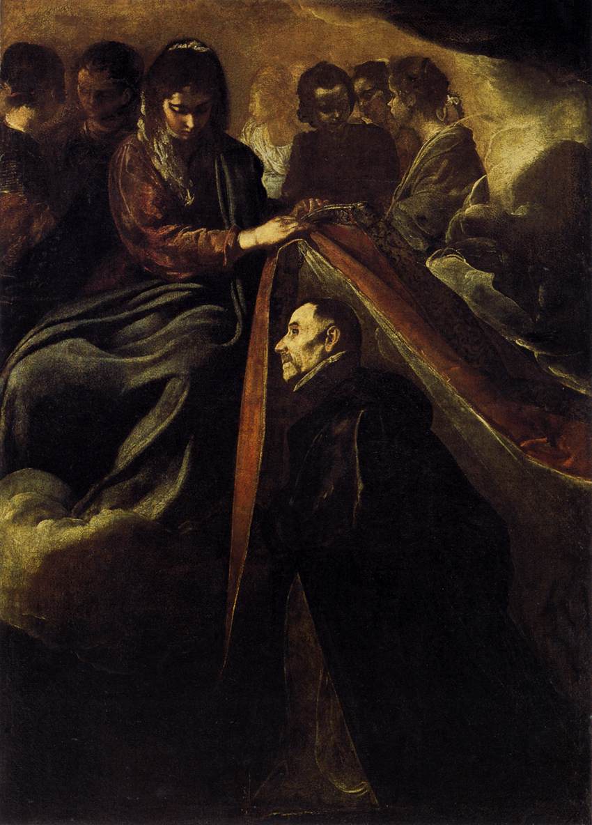 St Ildefonso Receiving the Chasuble from the Virgin by VELÁZQUEZ, Diego Rodriguez de Silva y