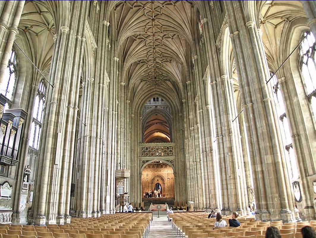 View of the nave by