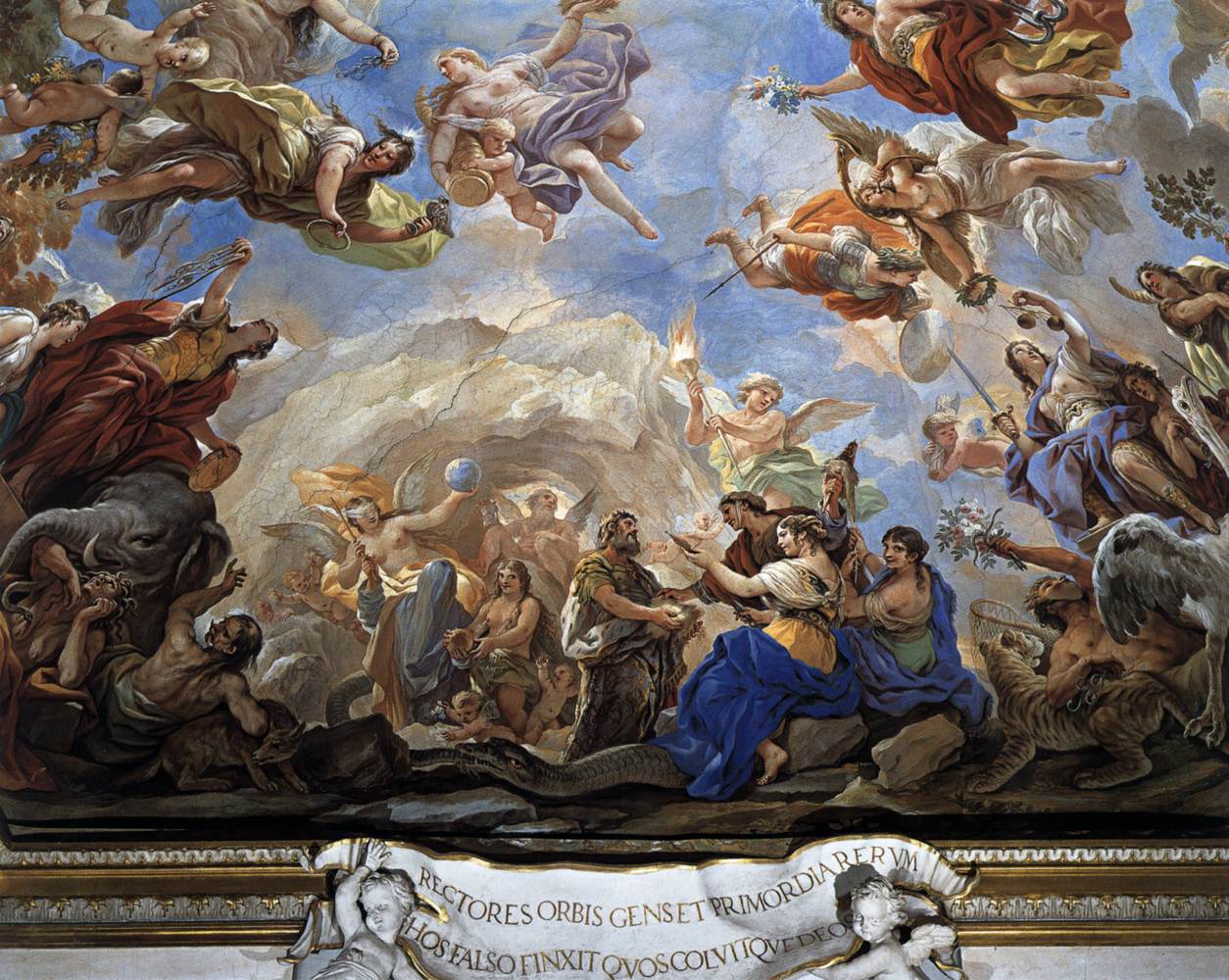 The Creation of Man by GIORDANO, Luca