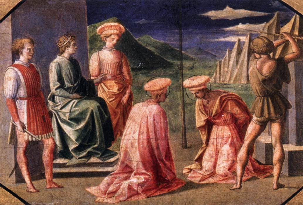 Beheading of Sts Cosmas and Damian by PESELLINO