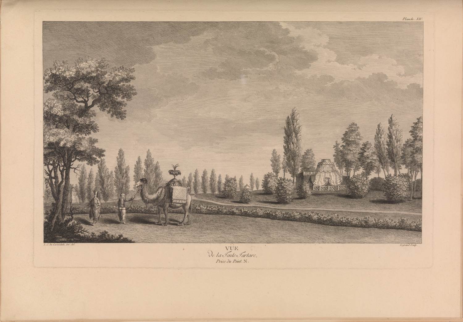 Jardin de Monceau by CARMONTELLE, Louis Carrogis de