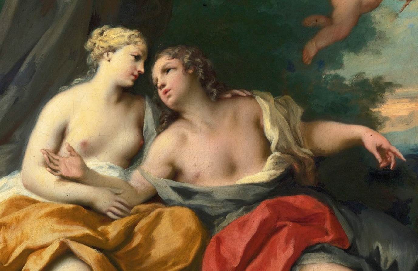 Venus and Adonis (detail) by