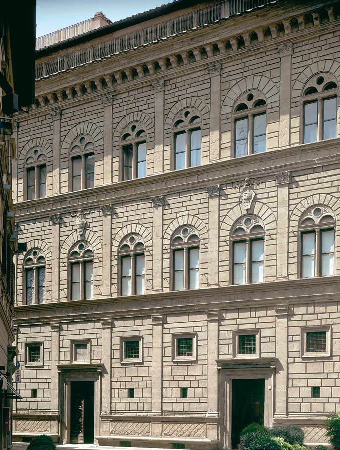 Palazzo Ruccelai: Façade by