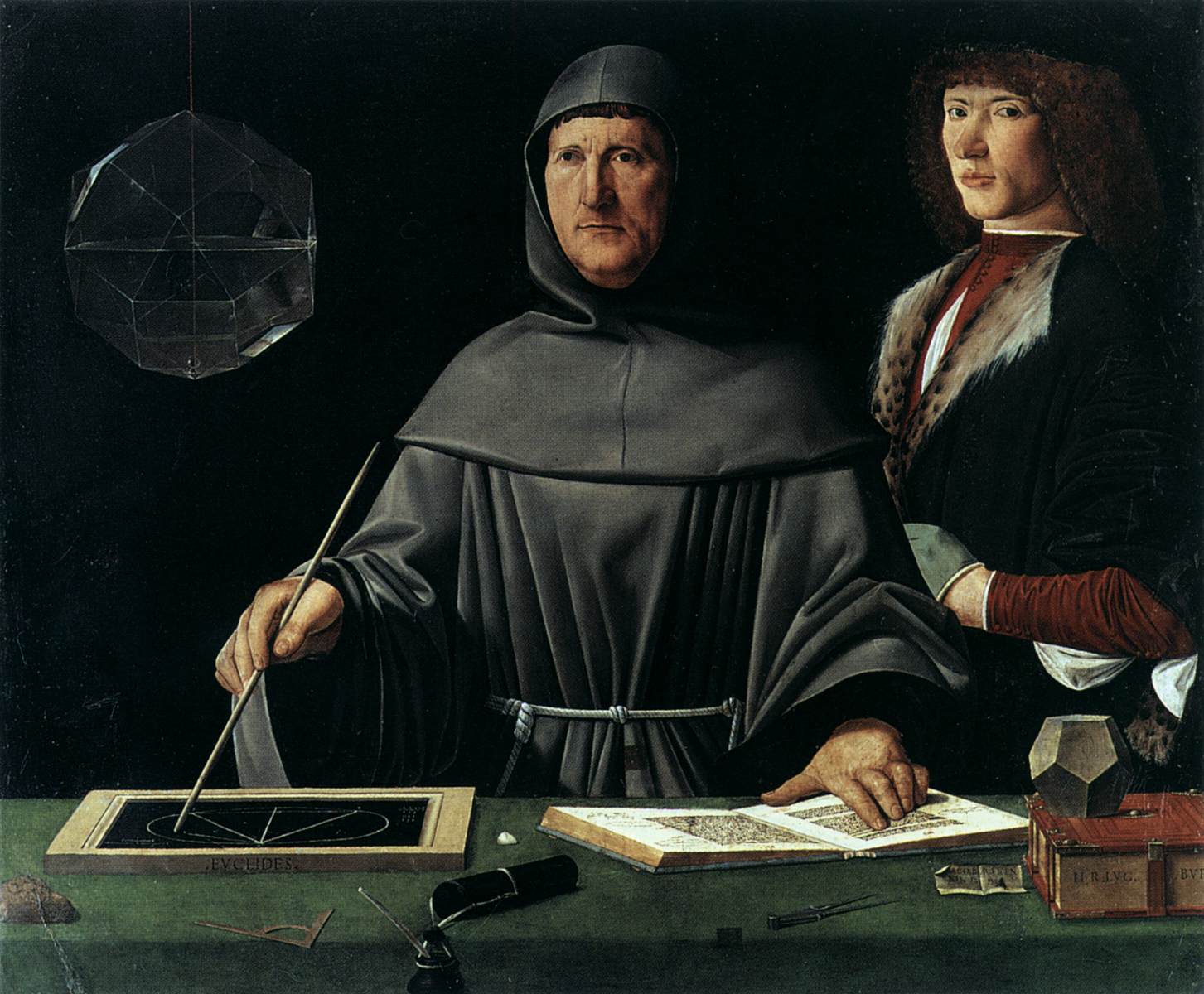 Portrait of Fra Luca Pacioli and an Unknown Young Man by