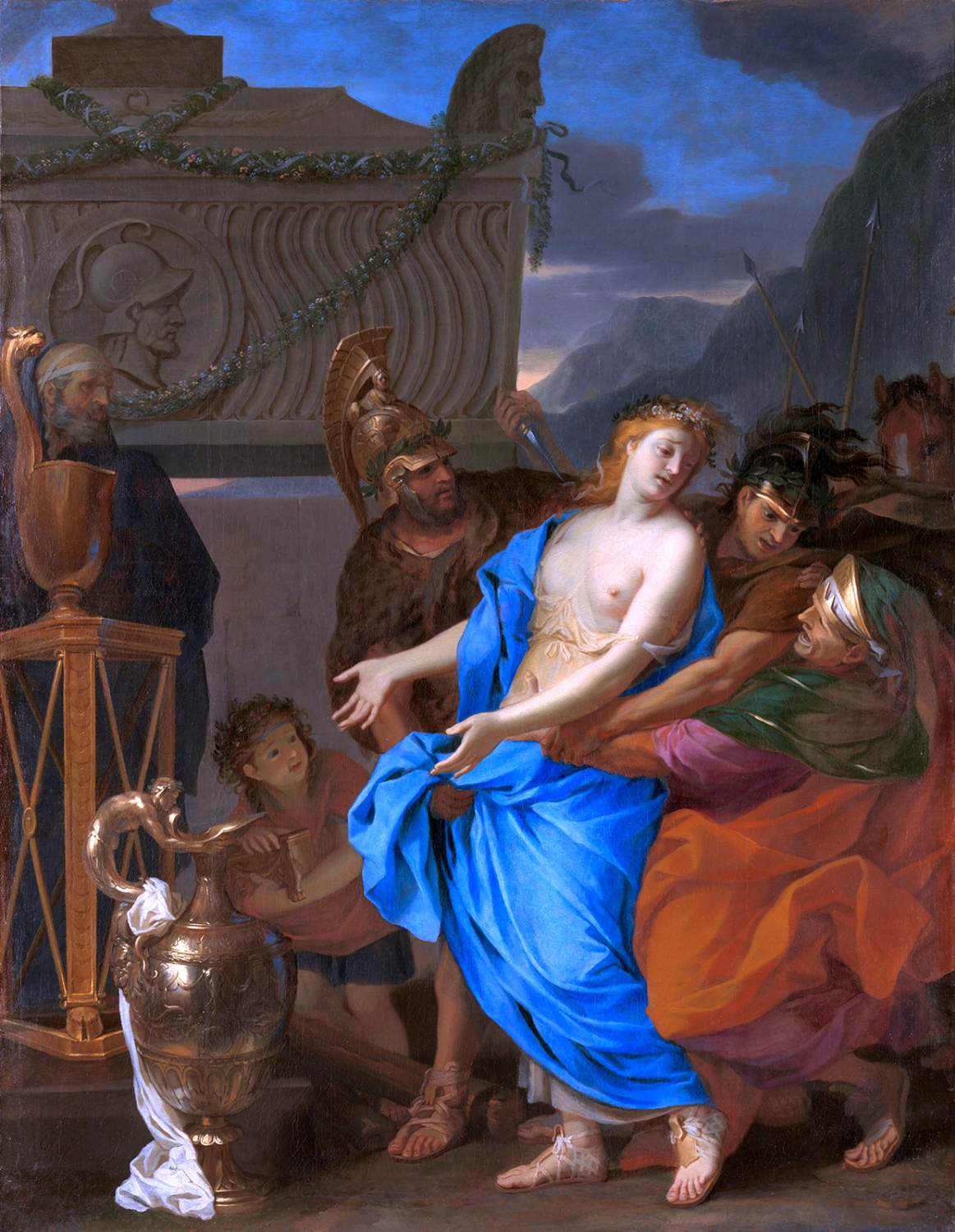 The Sacrifice of Polyxena by LE BRUN, Charles