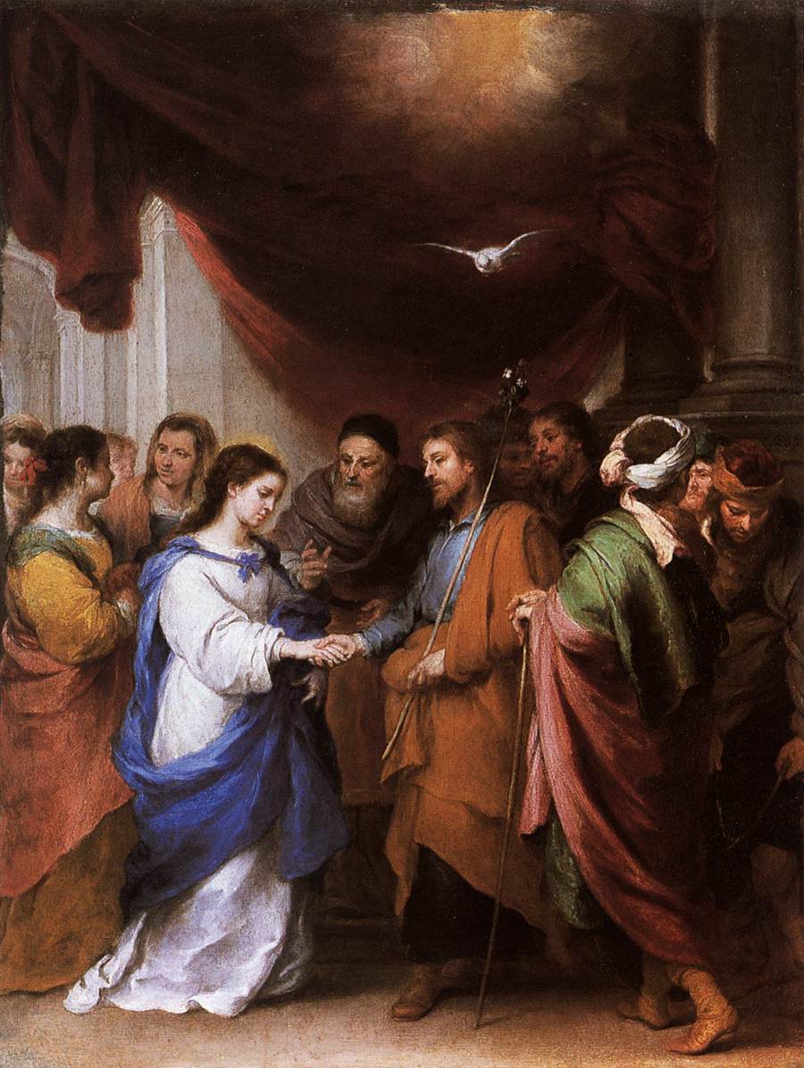 Marriage of the Virgin by MURILLO, Bartolomé Esteban