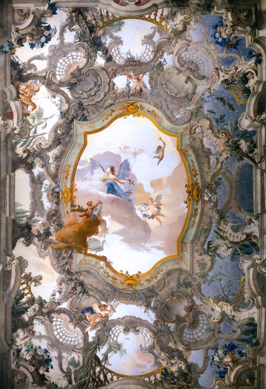 Ceiling fresco by