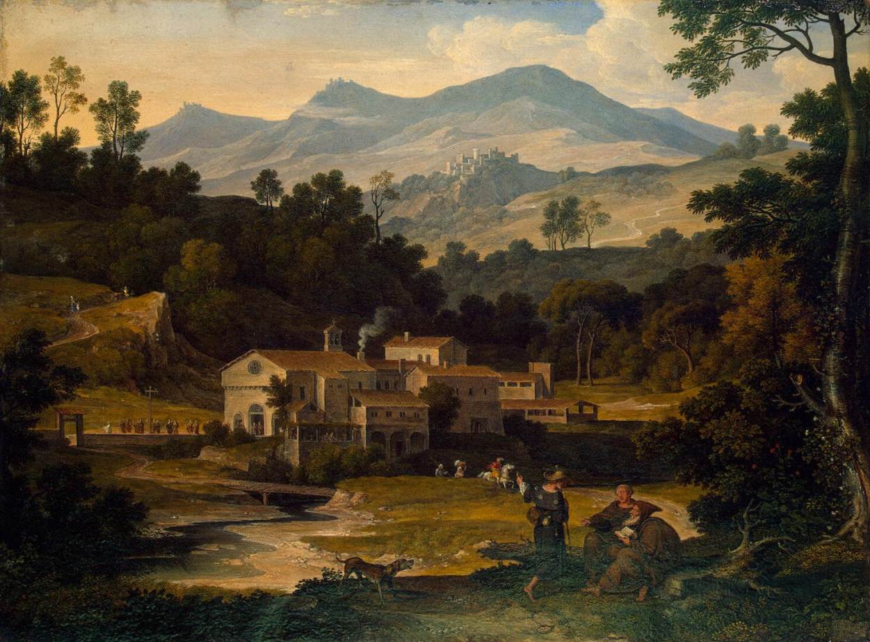 Monastery of San Francesco di Civitella in the Sabine Mountains by KOCH, Joseph Anton