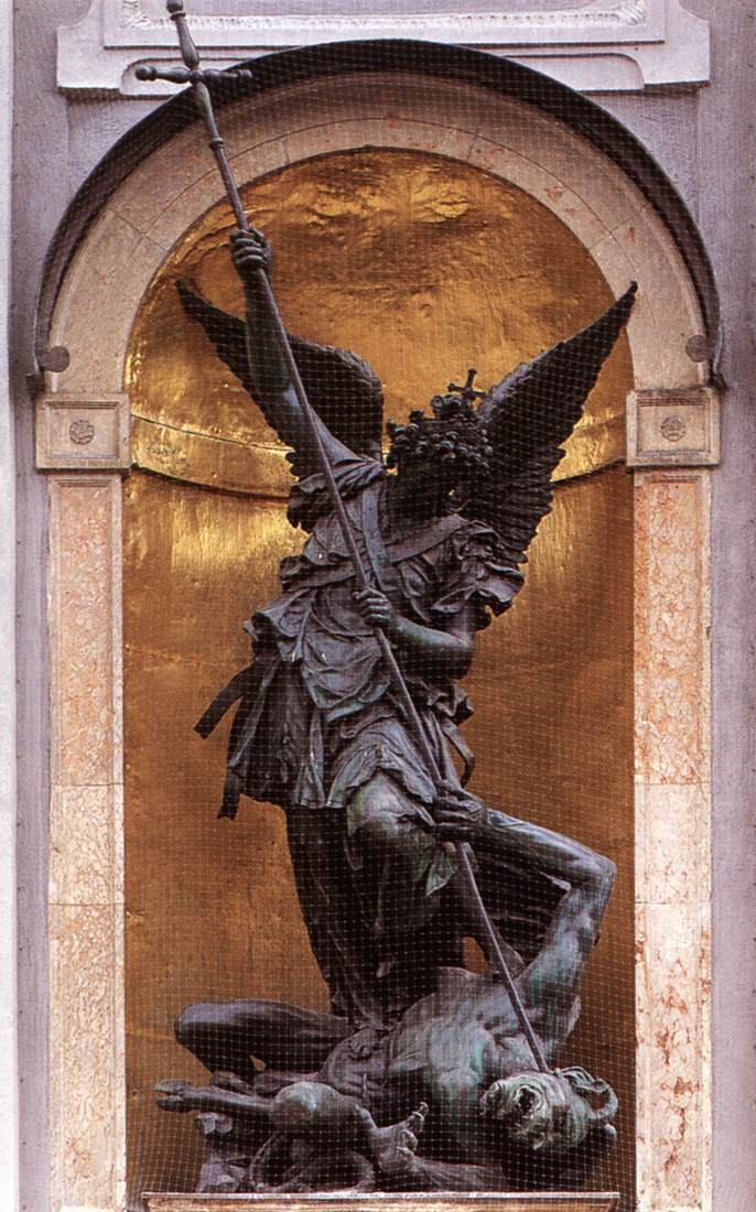 St Michael Slaying the Devil by GERHARD, Hubert