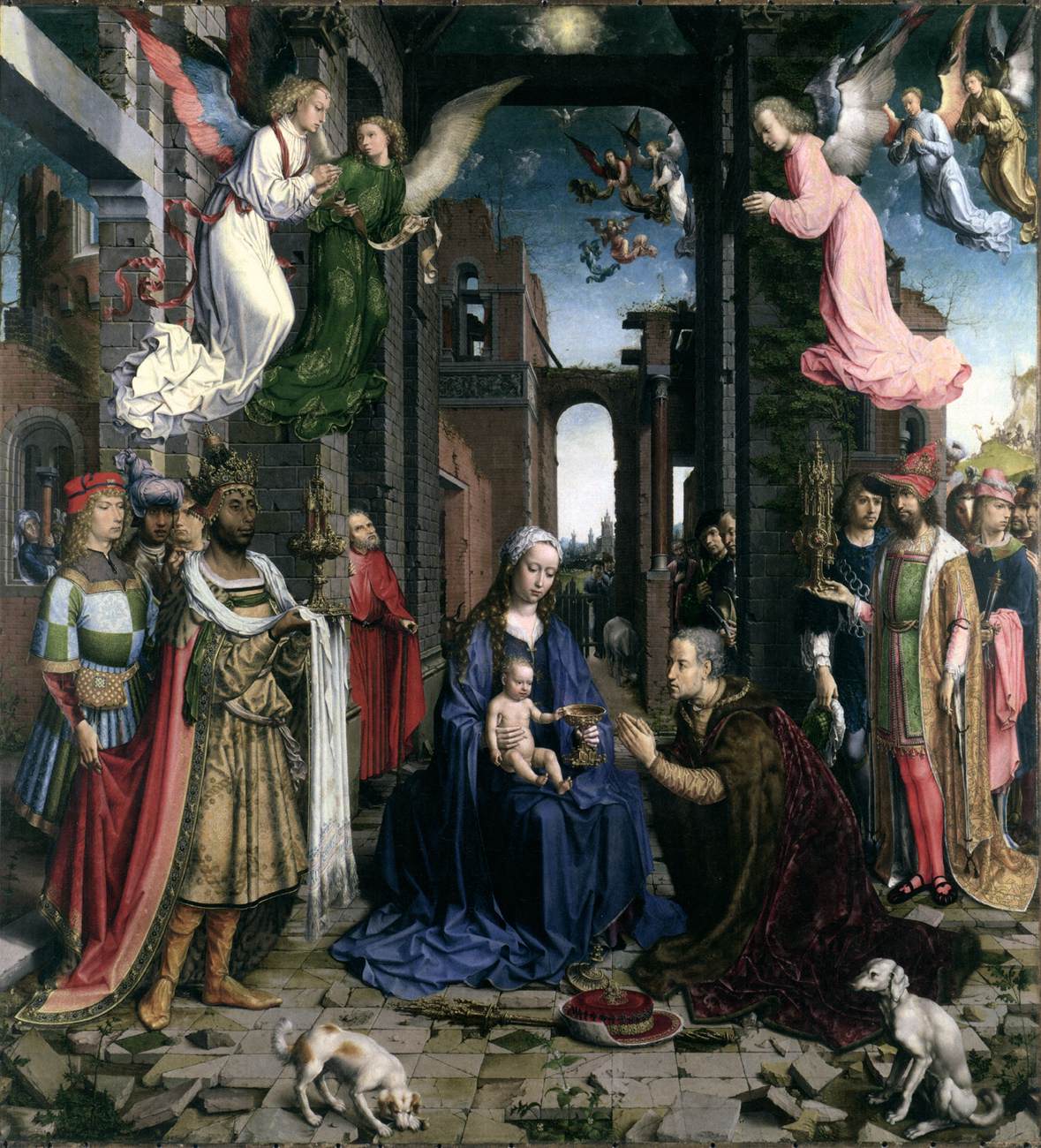 The Adoration of the Kings by GOSSART, Jan