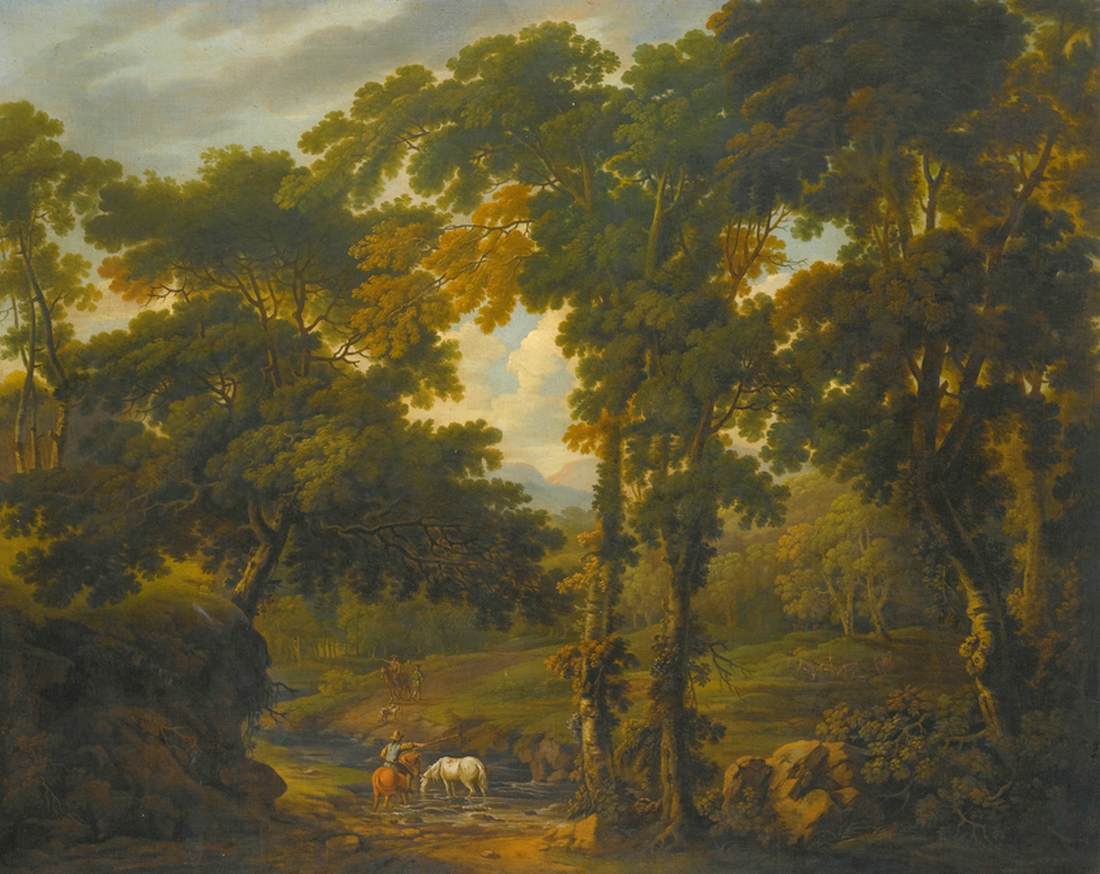 Wooded Landscape by BARRET, George