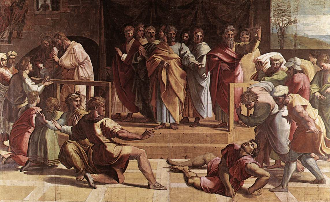 Death of Ananias by